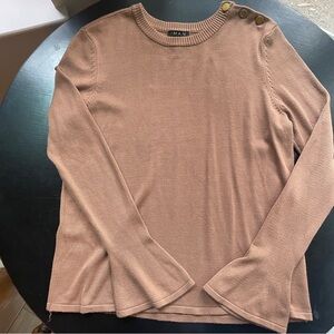 IMAN Tan Knit Sweater